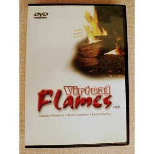 DVD Virtual Flames - Fireplace Video - DVD By Virtual Flames
